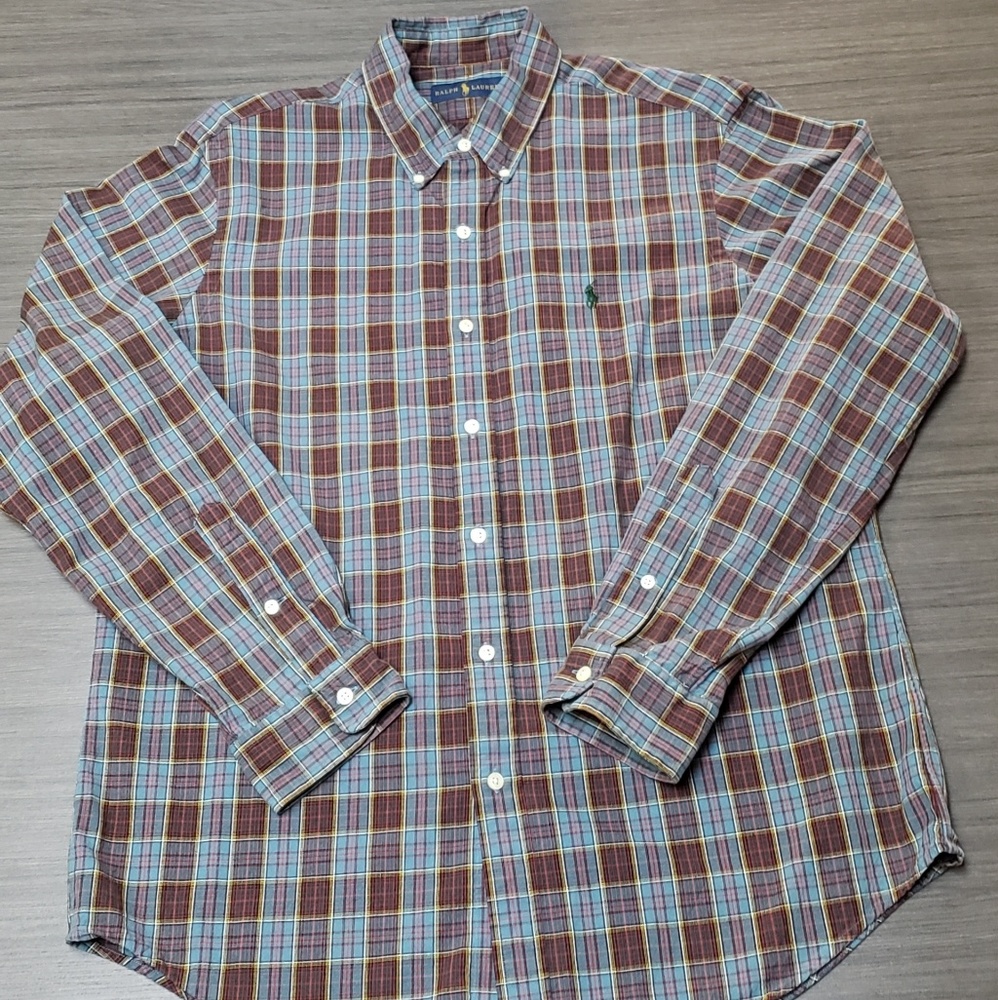 Ralph Lauren Mens button down shirt size L